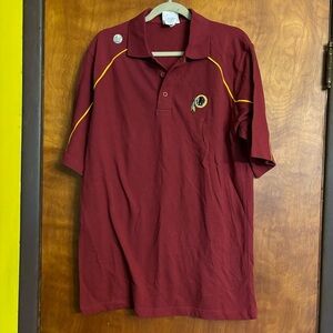 NFL Team Apparel WASHINGTON REDSKINS Football Polo Shirt BNWOT Sz M